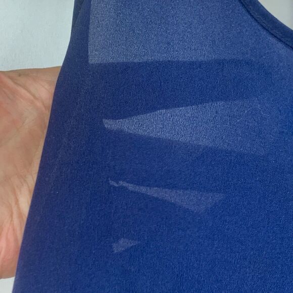 Soprano Tank Top Women Small Navy Blue Racerback Sleeveless Scoop Neck Pullover - Picture 3 of 9